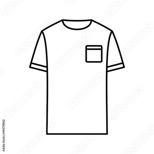 t-shirt icon. Fashion sign. vector illustration