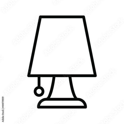 Lamp icon vector set. illuminator construction illustration sign collection. lighting symbol or logo.