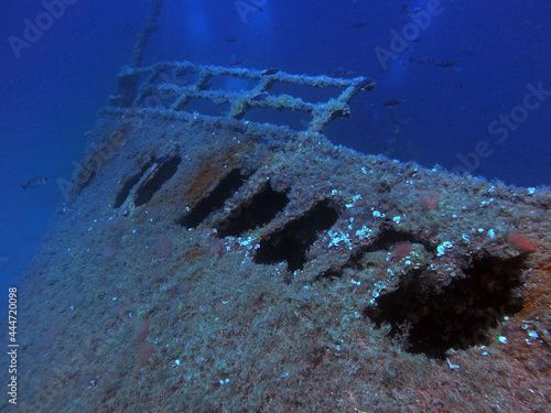 The Wreck of the Teti, near Vis Island, Adriatic sea, Croatia