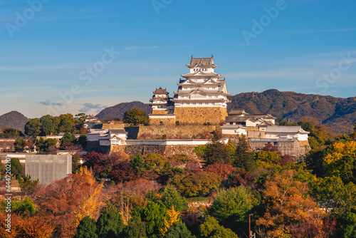 himeji castle, aka White Egret Castle or White Heron Castle, in hyogo, japan