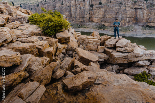 rock in the mountains