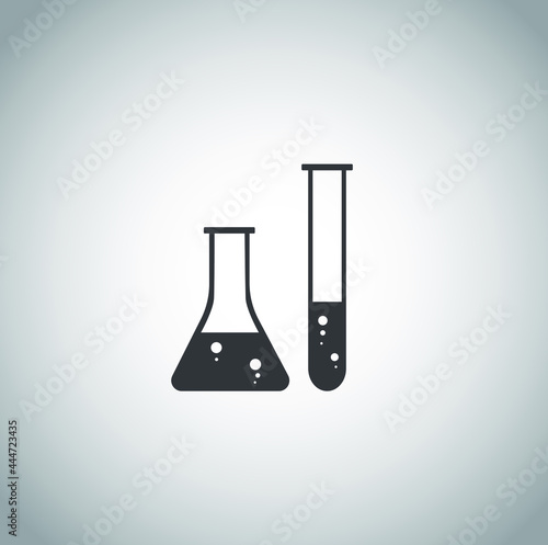 Black school icon on white background