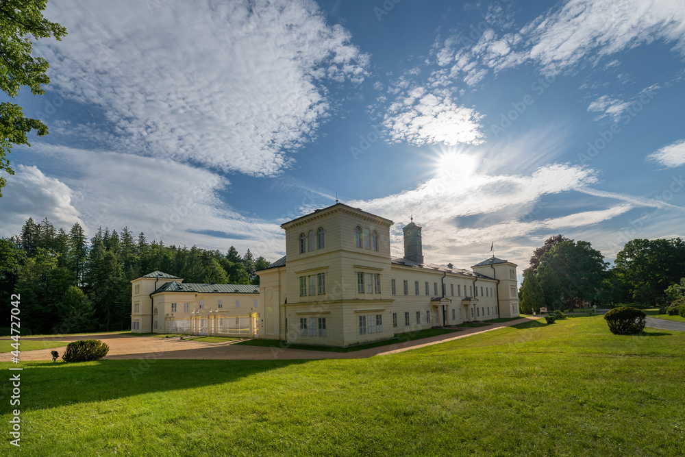 State Castle Kynzvart - castle is located near the famous west Bohemian spa town Marianske Lazne (Marienbad) - Czech Republic