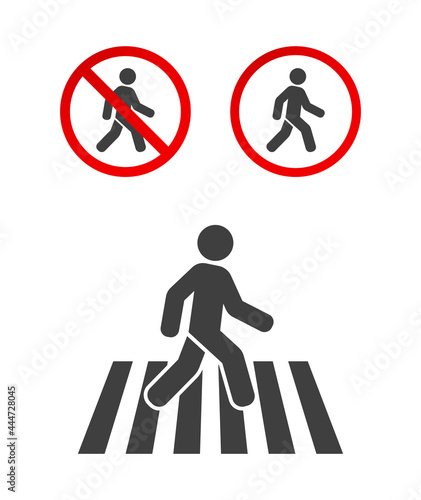 Person man walk icon
