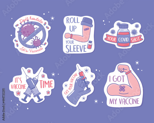 vaccine time set