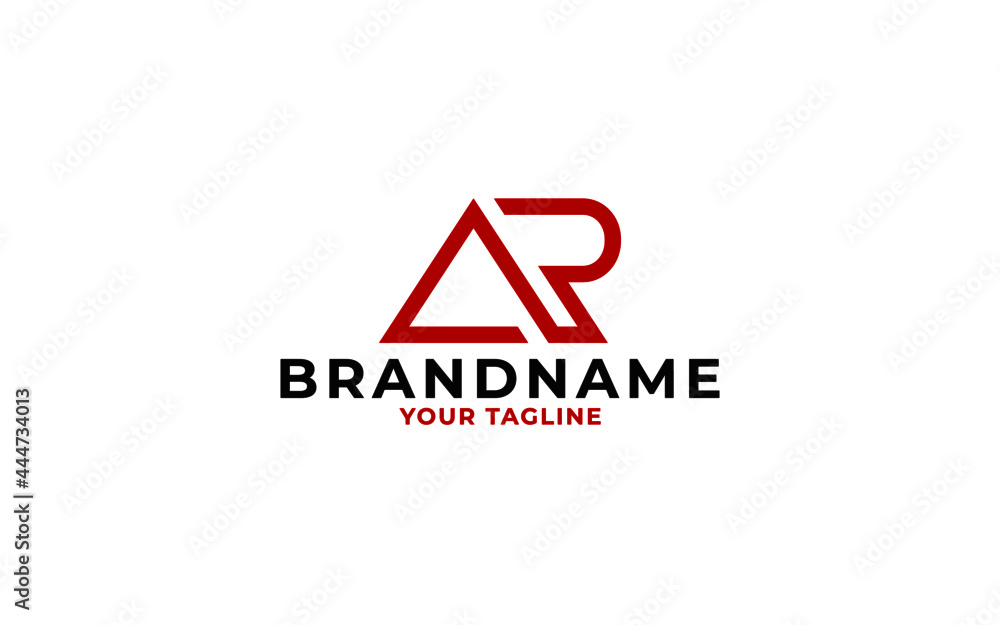 Letter AR initial a r logo design Letter AR initial a r logo design