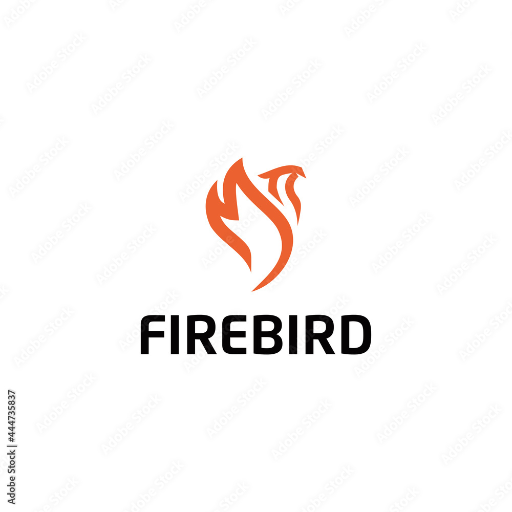 Obraz premium Fire Bird Logo Vector
