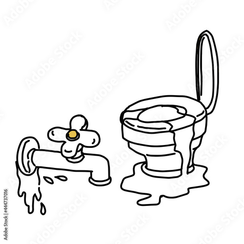 水漏れしている水回り