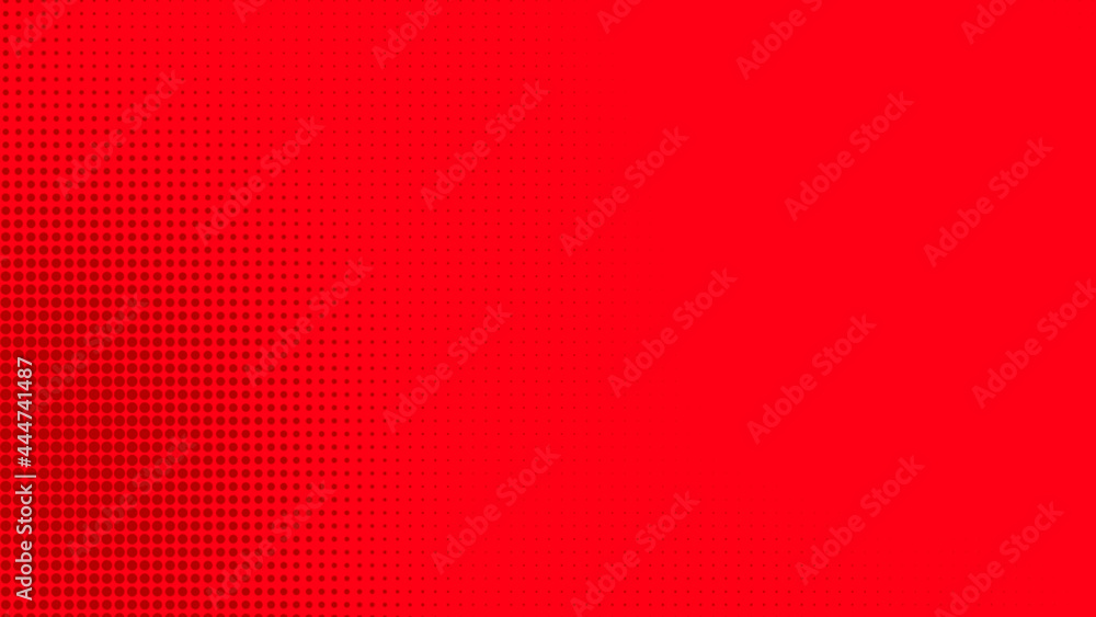 Dots halftone red color pattern gradient texture with technology digital background. Dots pop art comics with summer background. Dots halftone red color pattern gradient texture with technology digital background. Dots pop art comics with summer background.