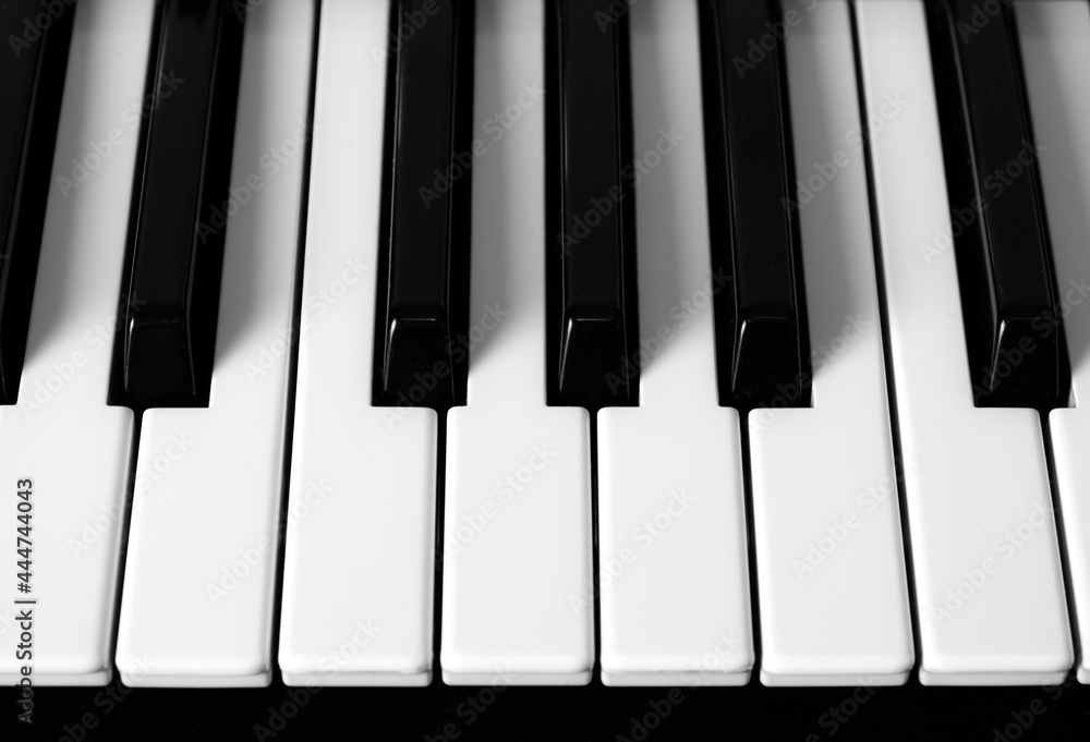 Piano Keyboard closeup Piano Keyboard closeup