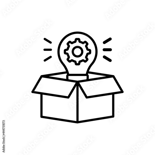 Mlm Marketing vector outline icon. EPS 10 file marketing and advertising symbol