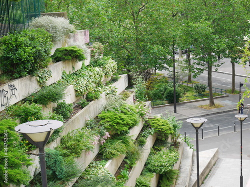 Quadro su tela Landscaping in Paris, France: La coulée verte