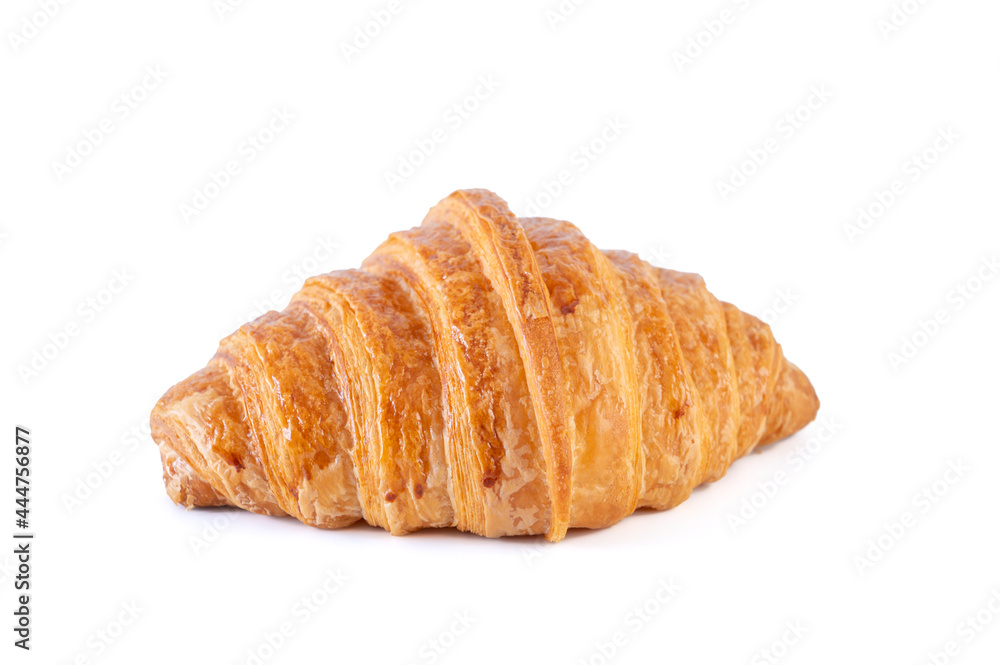 Fresh croissants on a white background. Croissants isolated. French breakfast Fresh croissants on a white background. Croissants isolated. French breakfast