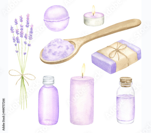 Lavender Spa Care Products Set