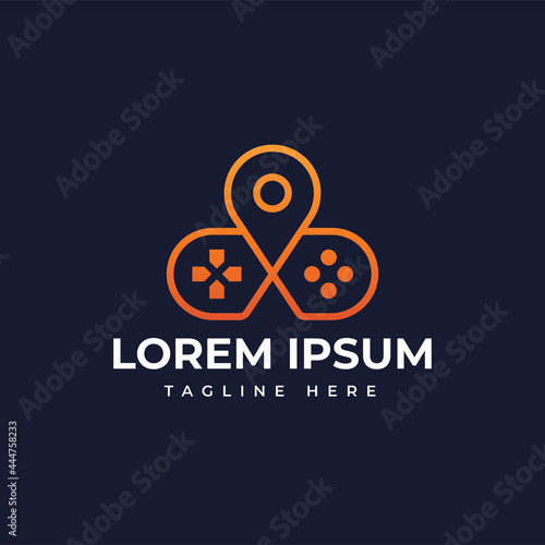 game point modern logo vector template