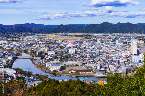 Landscape of Kamogawa city in Japan © show999