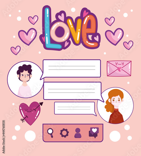 chatting love romantic