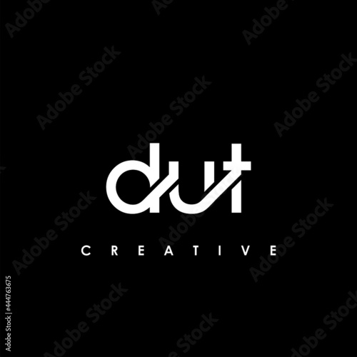 DUT Letter Initial Logo Design Template Vector Illustration