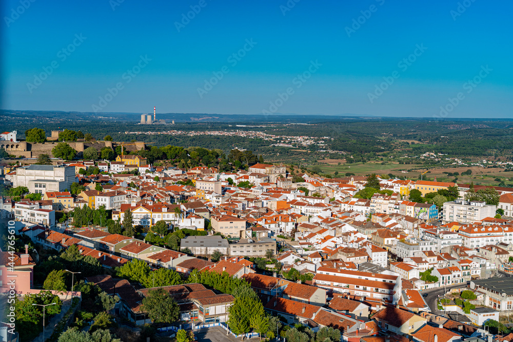 Aerial view from Abrantes Tower, Portugal