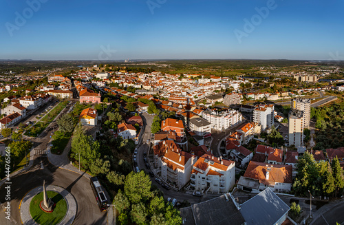 Aerial view from Abrantes Tower, Portugal