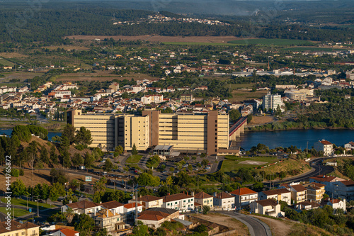 Aerial view from Abrantes Hospital, Portugal