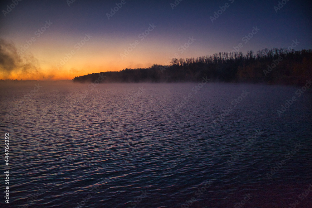 Kulkwitzer See bei Leipzig am Morgen