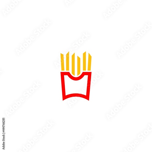  french fries vector logo