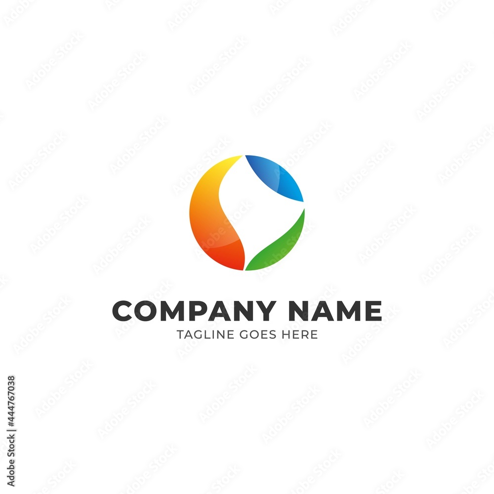 Globe logo vector icon template. Globe logo vector icon template.