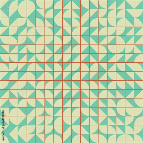 Abstract Geometric Pattern generative computational art illustration