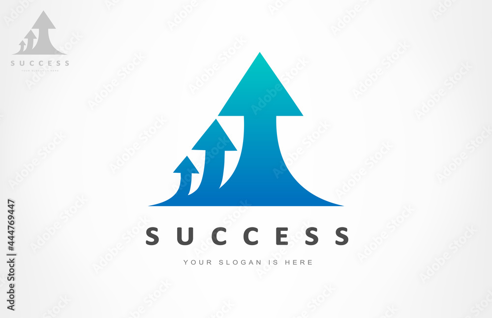 Arrows logo vector. Design illustration. Arrows logo vector. Design illustration.