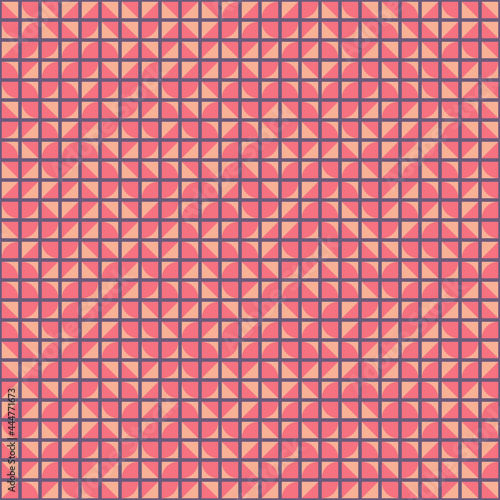 Abstract Geometric Pattern generative computational art illustration