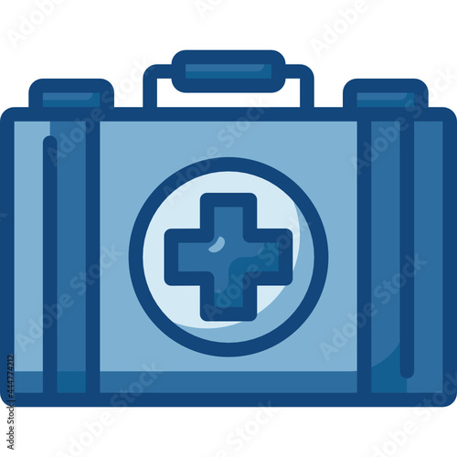 first aid kit Two Tone icon
