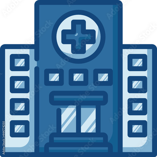 hospital Two Tone icon