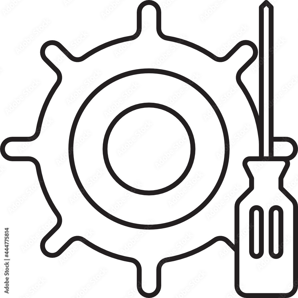 Fototapeta premium settings icon
