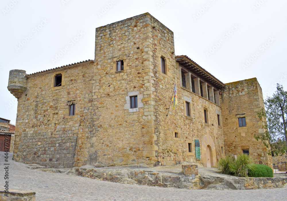 Edificio antiguo en Peratallada Gerona España