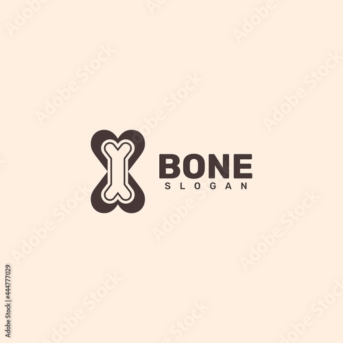 Letter MW Bone Logo. Vector Design.