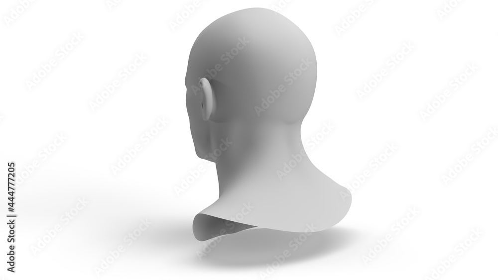 3D Male Head In Different Positions 3D Male Head In Different Positions