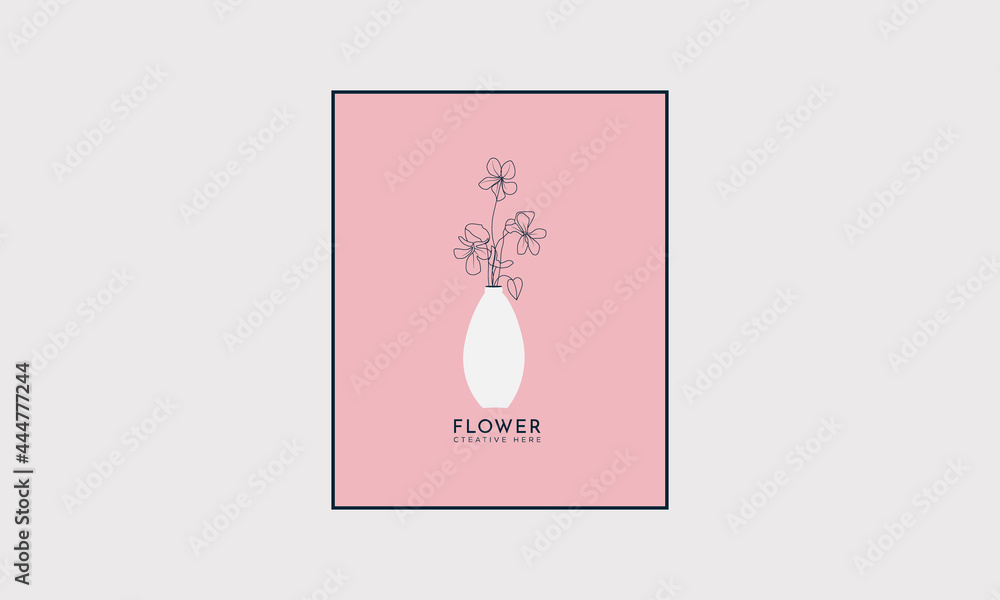 hand-drawn logo template in elegant and minimal style hand-drawn logo template in elegant and minimal style