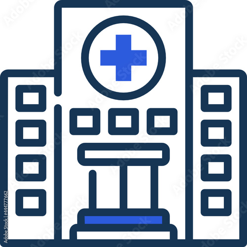 hospital one color icon