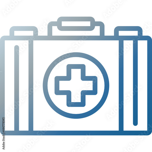 first aid kit gradient icon