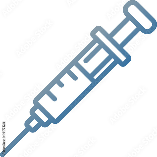 syringe gradient icon