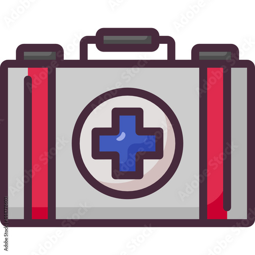 first aid kit line icon