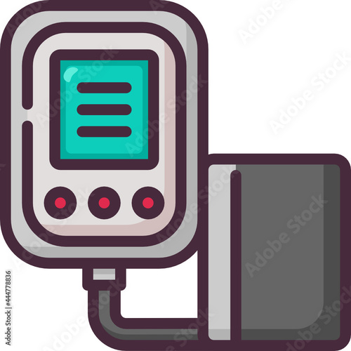 sphygmomanometer line icon