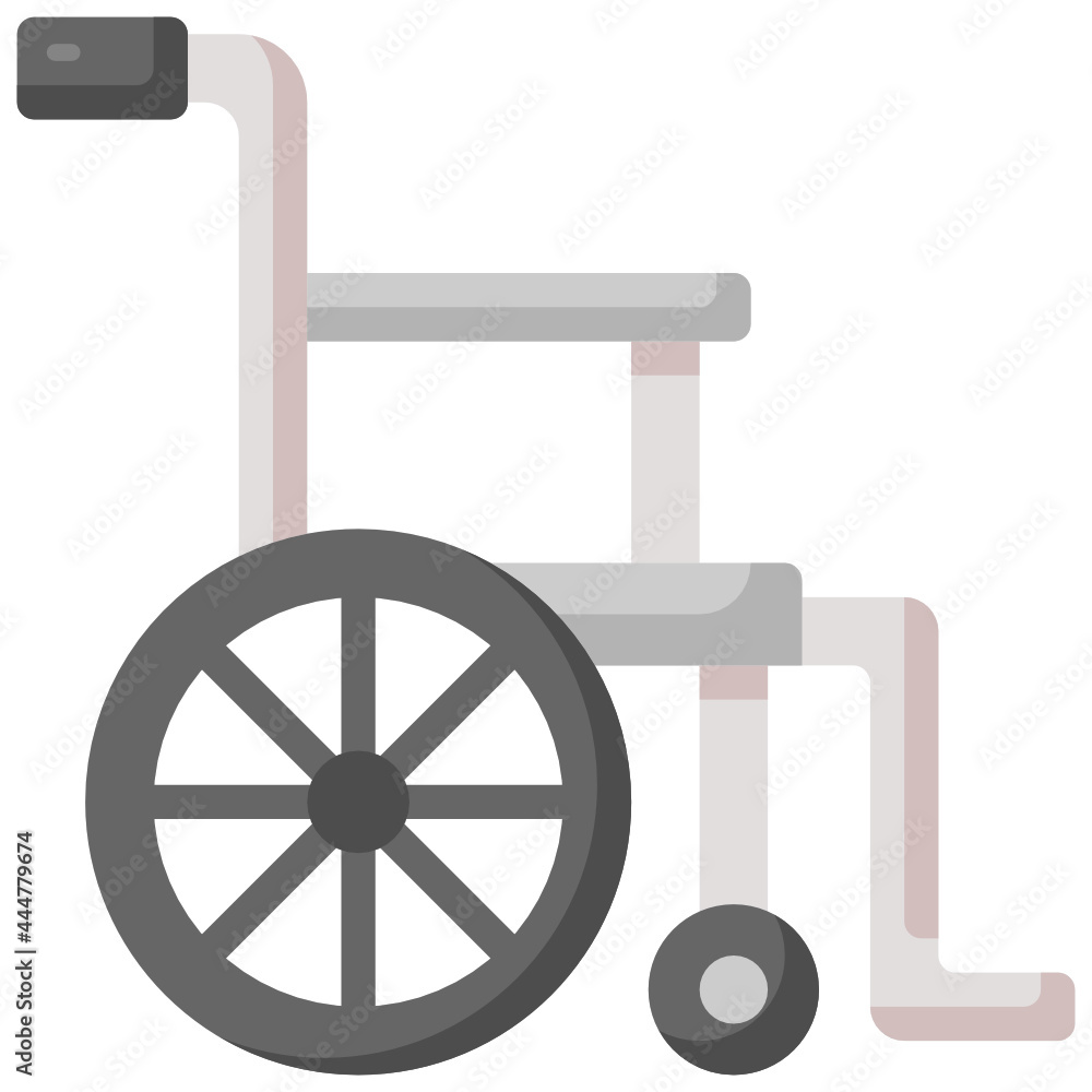 wheelchair flat icon