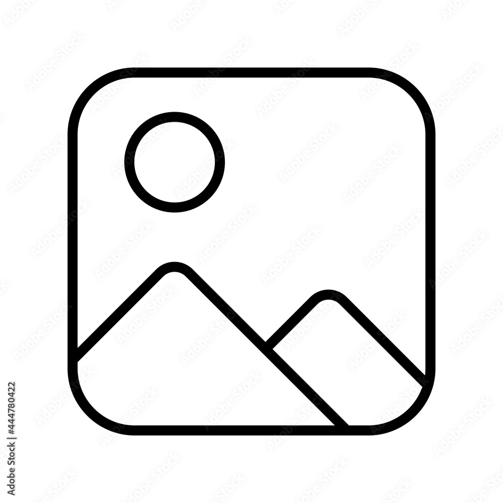 Image Linear Vector Icon Design Image Linear Vector Icon Design