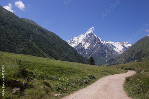 mountain road in the mountains