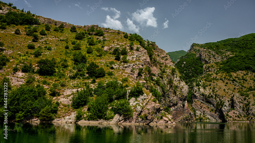 Komani Lake. Albania.