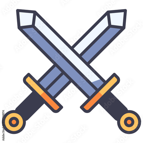 sword cross icon