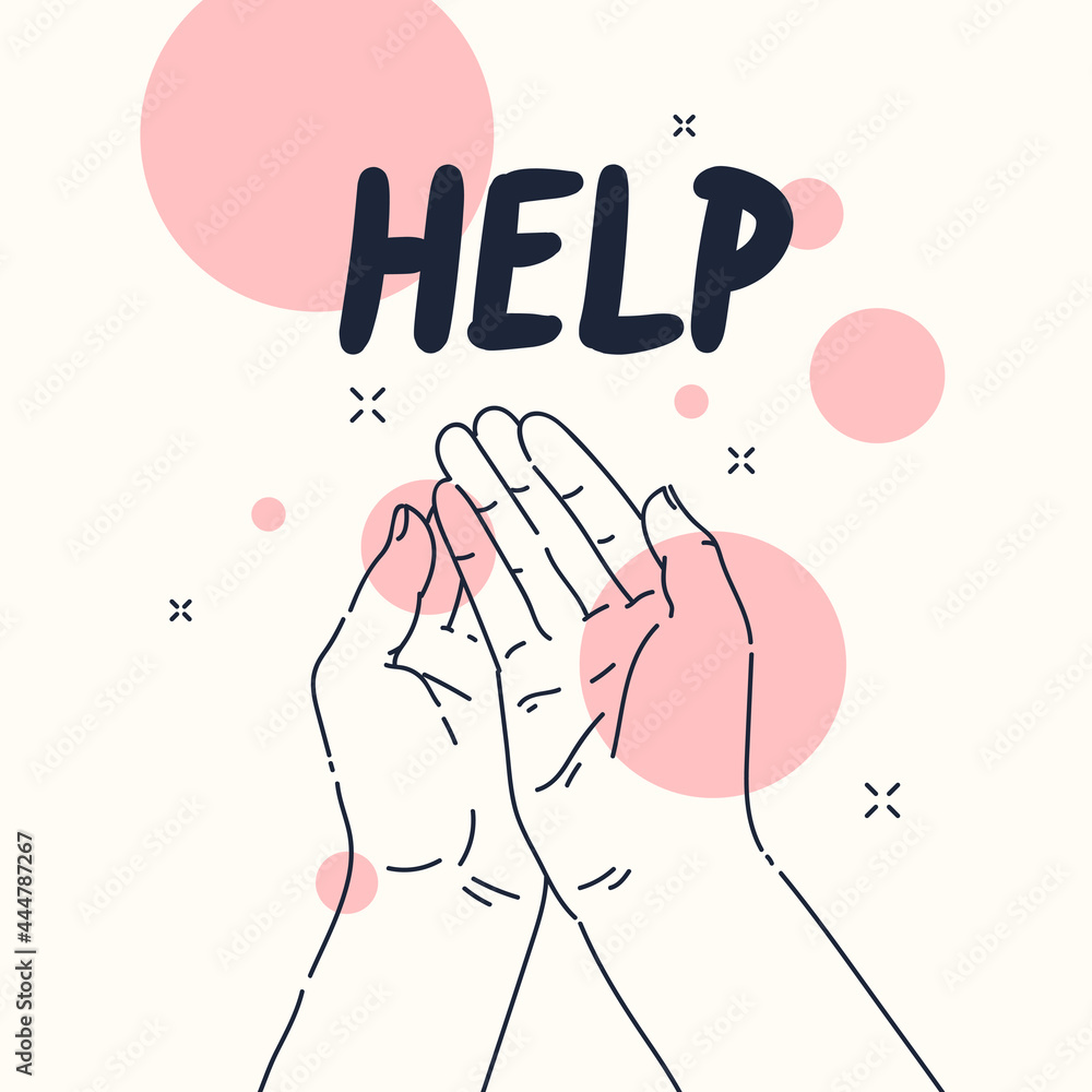 custom made wallpaper toronto digitalThe person stretches out his hands forward. A hand gesture that means help and support.