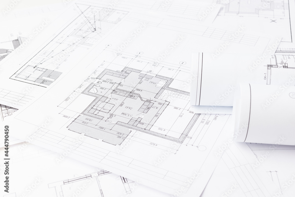 Designing private homes, place under text. Copy space Designing private homes, place under text. Copy space